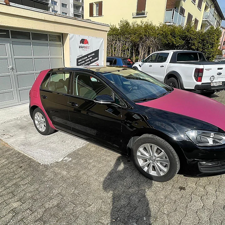 VW Golf 7, Teilfolierung, Bild 2