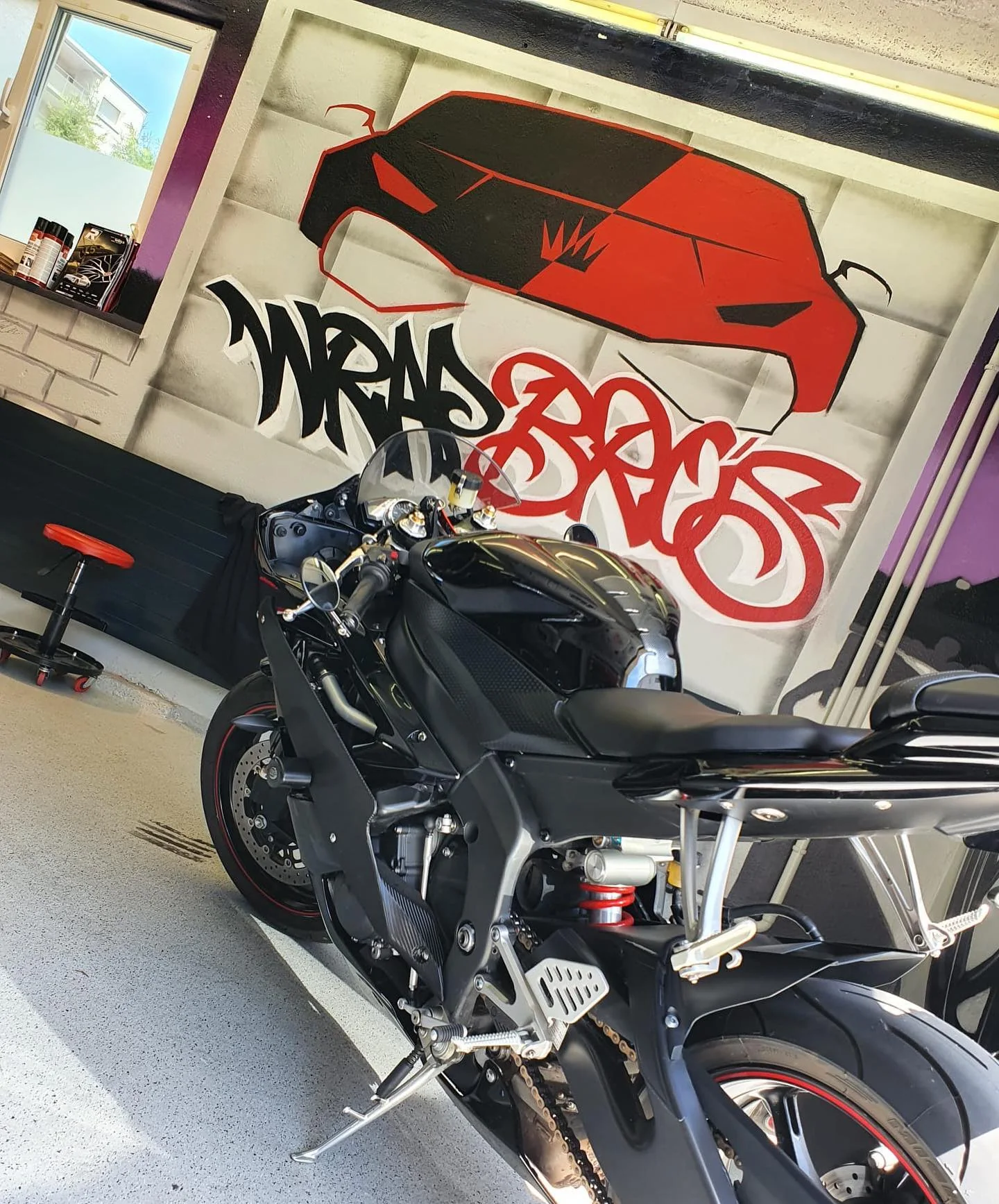 Motorrad, Teilfolierung