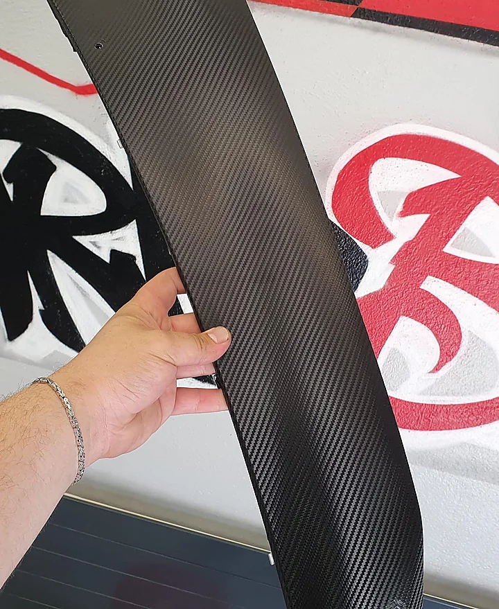 Motorrad, Teilfolierung, Bild 5