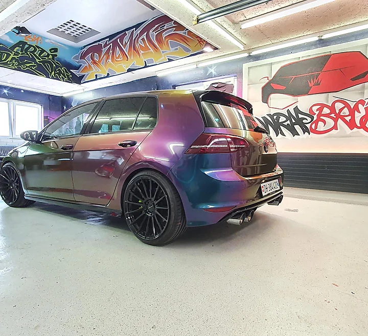 VW Golf 7 R, Folierung, Bild 1