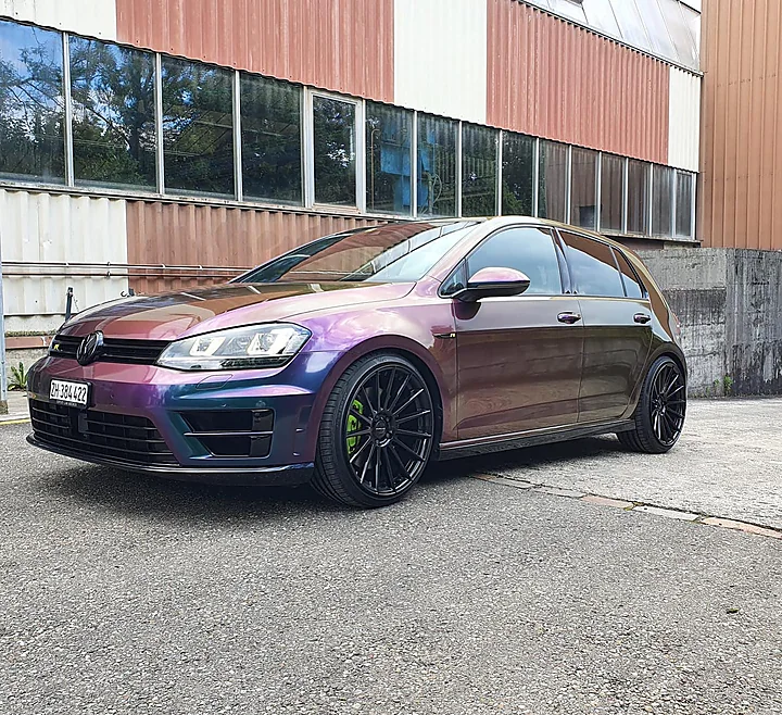 VW Golf 7 R, Folierung, Bild 2