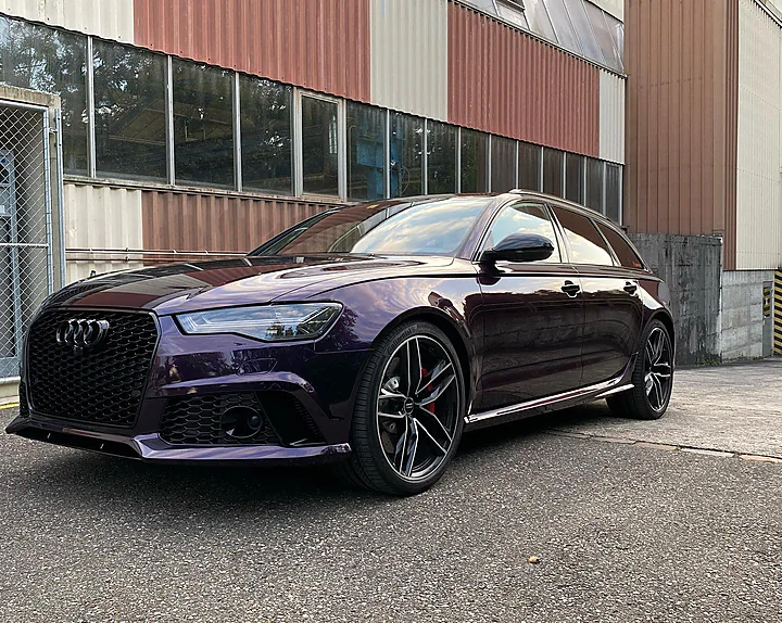 Audi RS6, Folierung + Chrome Delete, Bild 1