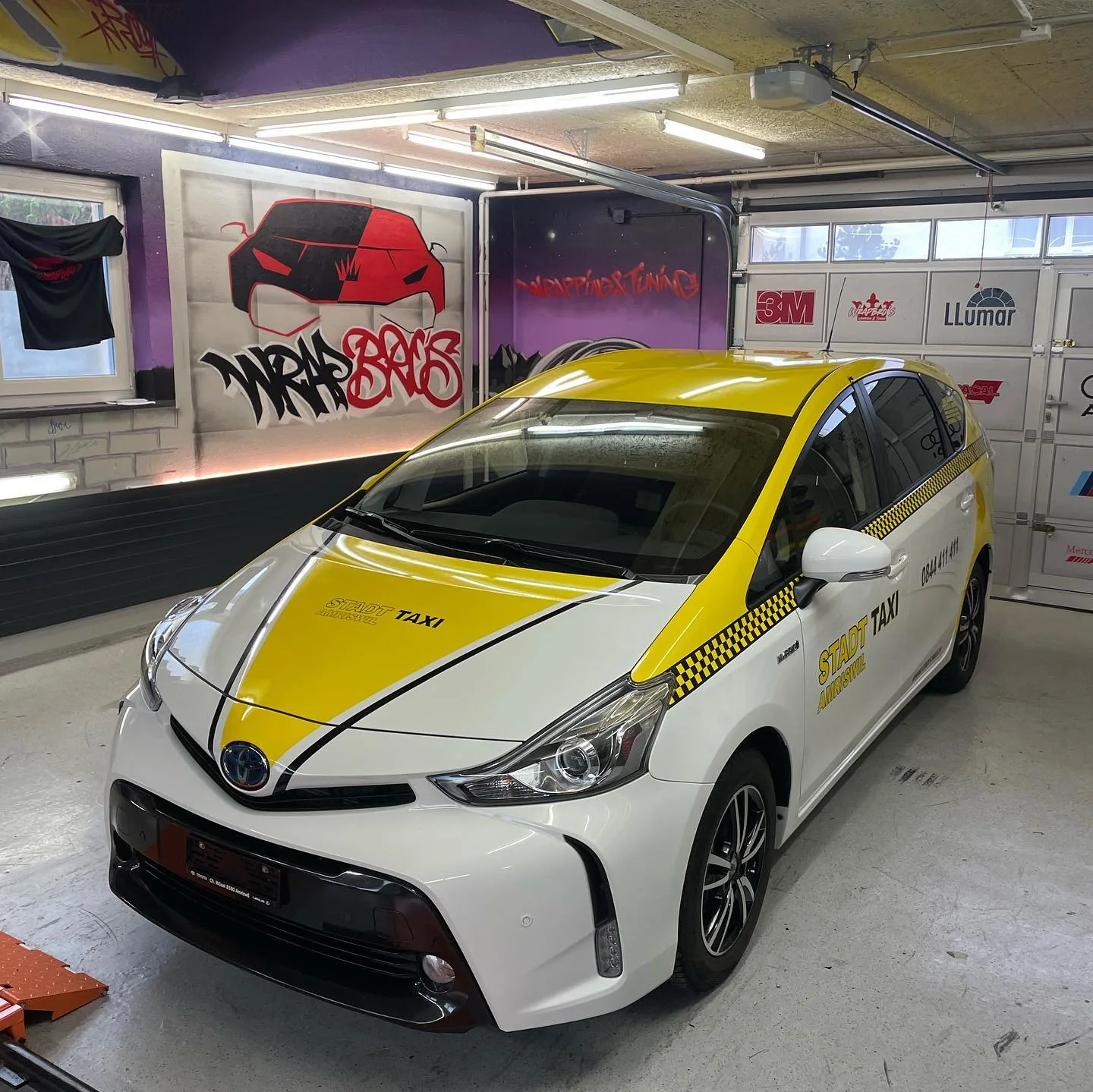 Toyota (Stadt Taxi Amriswil), Teilfolierung