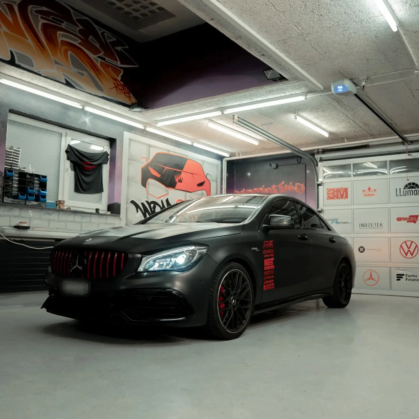 Mercedes-AMG CLA 45, Folierung + Bodykit