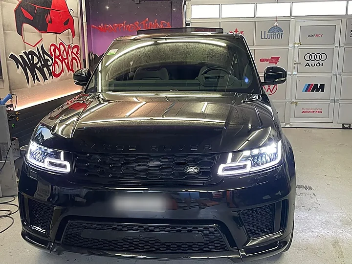 Range Rover Sport, Scheibenersatz + Teilfolierung, Bild 1
