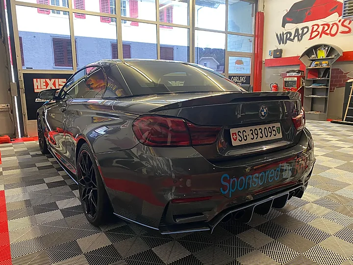 BMW M4, Teilfolierung + Beschriftung, Bild 5