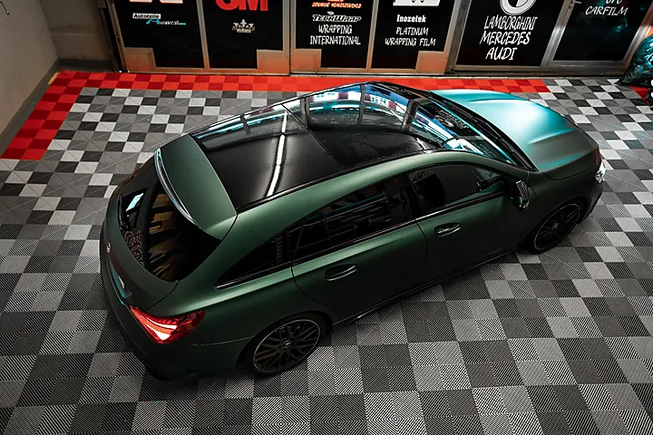 Mercedes-AMG CLA 45 Shooting Brake, Folierung, Bild 3