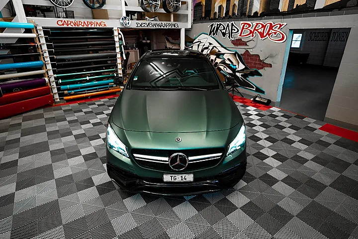 Mercedes-AMG CLA 45 Shooting Brake, Folierung, Bild 4