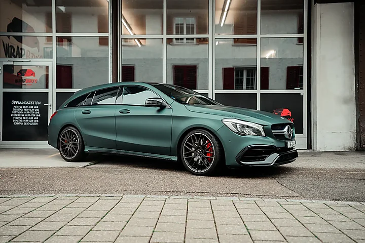 Mercedes-AMG CLA 45 Shooting Brake, Folierung, Bild 7