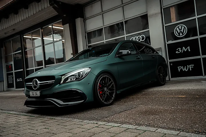Mercedes-AMG CLA 45 Shooting Brake, Folierung, Bild 8