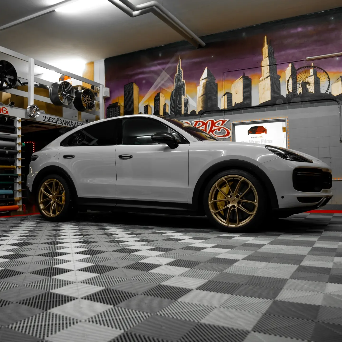 Porsche Cayenne Turbo GT, Folierung + Tönung