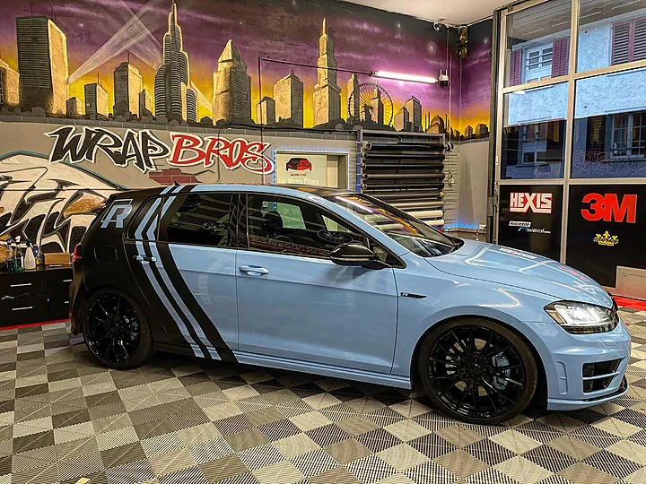 VW Golf 7 R, Folierung, Bild 2