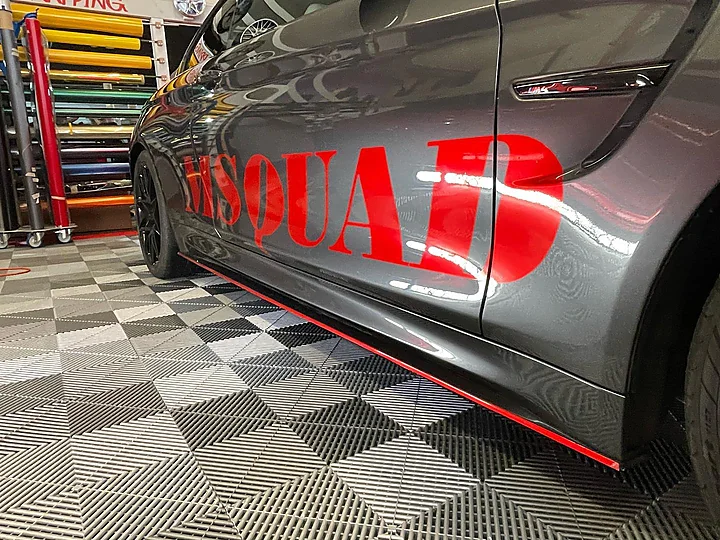 BMW M4, Teilfolierung, Bild 1