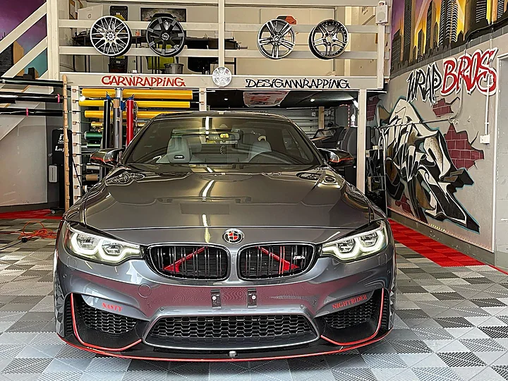BMW M4, Teilfolierung, Bild 6