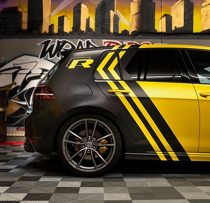 VW Golf 7 R, Folierung, Bild 6