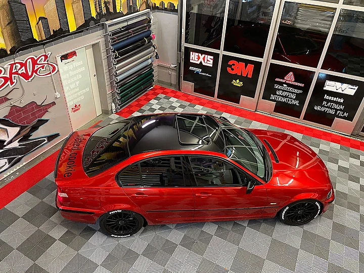 BMW E46 330, Folierung, Bild 6