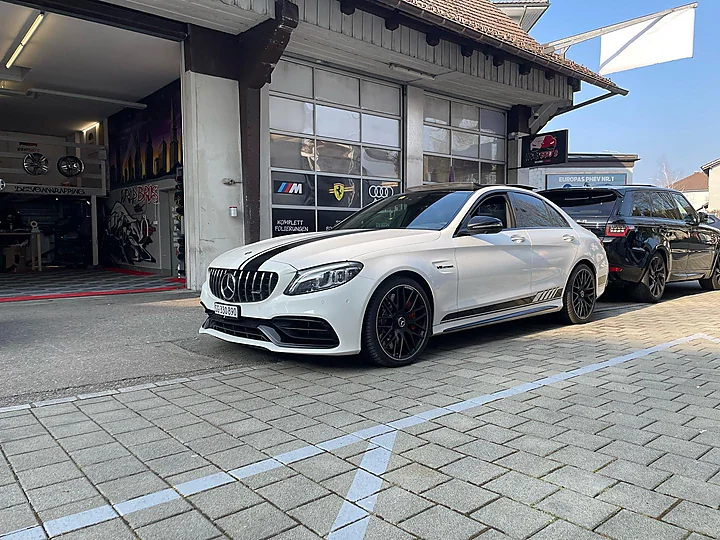 Mercedes-AMG C63 S, Chrome Delete + Beschriftung, Bild 6