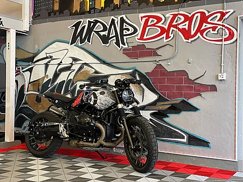 BMW R nineT Scrambler (Motorrad), Motorradfolierung + Design von WrapBro's