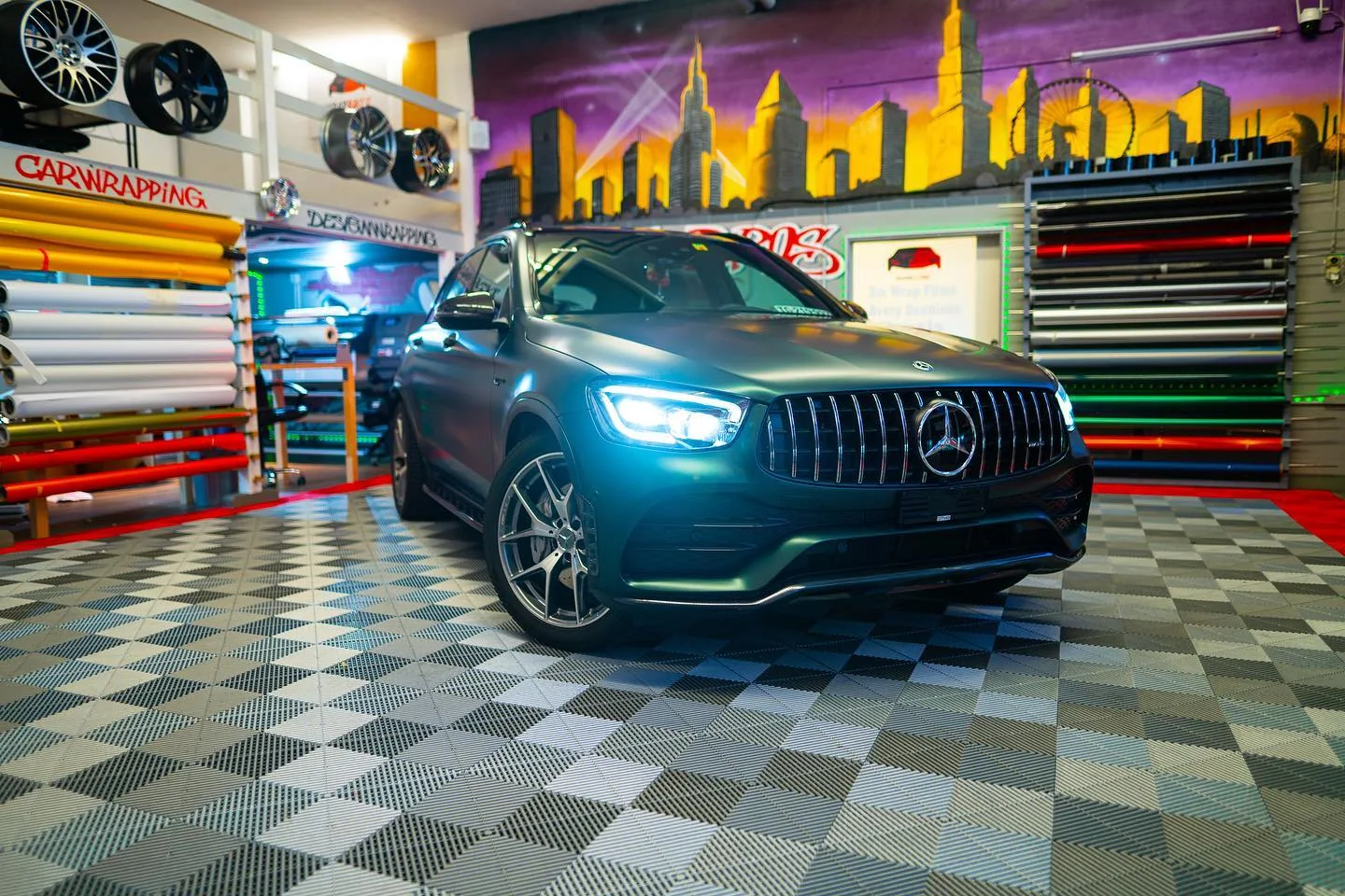 Mercedes-AMG GLC 43, Folierung + Lackierung