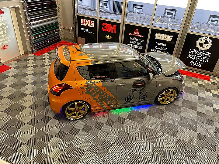 Suzuki Swift Sport, Designfolierung, Bild 3