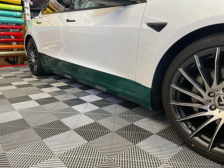 Tesla Model 3, Teilfolierung, Bild 2