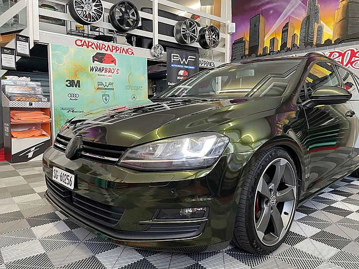 VW Golf 7 Variant, Folierung, Bild 9
