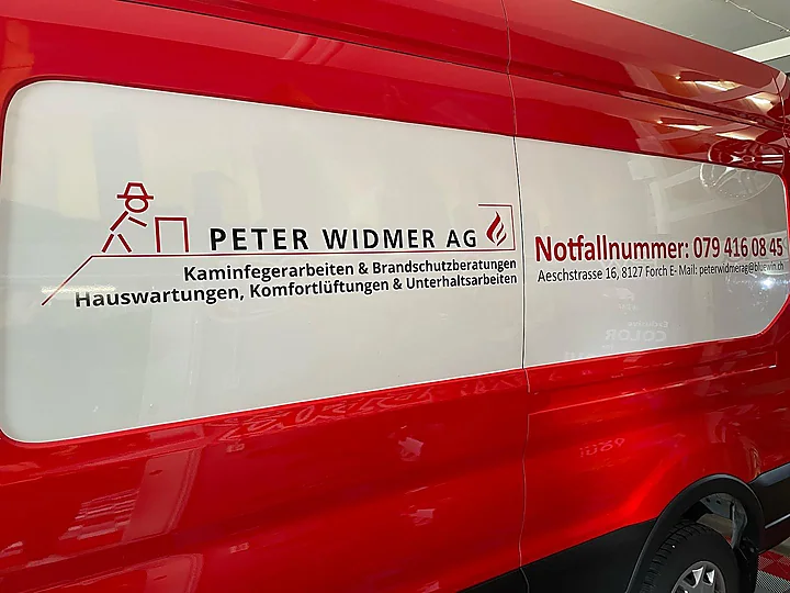 Ford Transit (Firmenfahrzeug), Folierung + Beschriftung, Bild 3