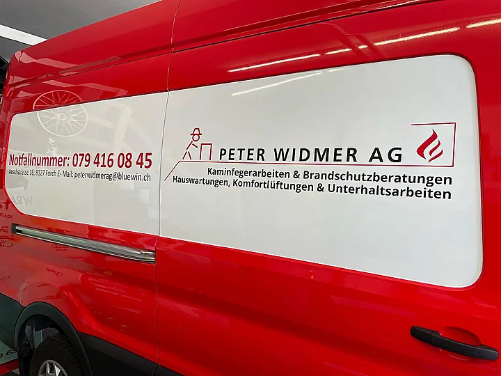 Ford Transit (Firmenfahrzeug), Folierung + Beschriftung, Bild 4