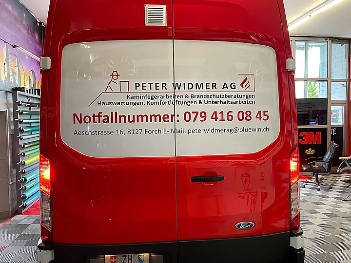 Ford Transit (Firmenfahrzeug), Folierung + Beschriftung, Bild 5