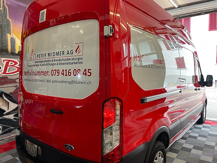 Ford Transit (Firmenfahrzeug), Folierung + Beschriftung, Bild 6