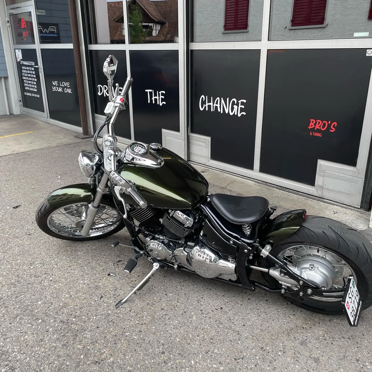 Motorrad, Folierung