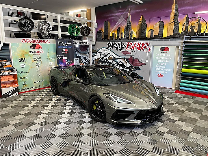 Chevrolet Corvette Stingray, Teilfolierung, Bild 1