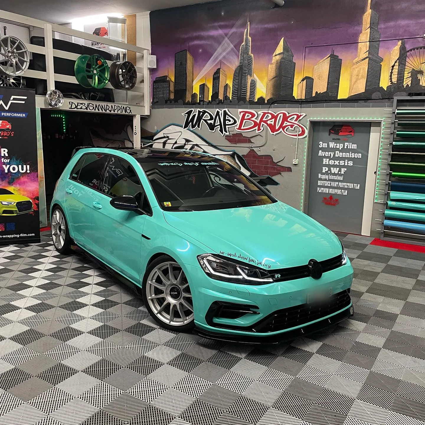 VW Golf 7 R, Folierung