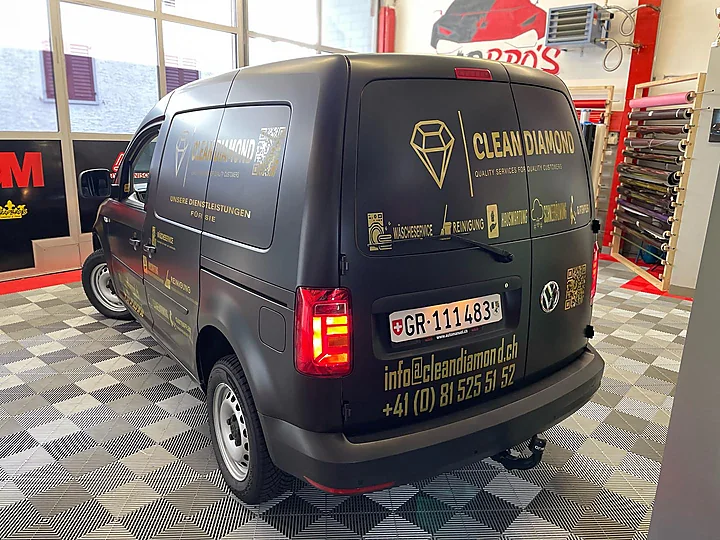 VW Caddy (Firmenfahrzeug), Folierung + Beschriftung, Bild 5