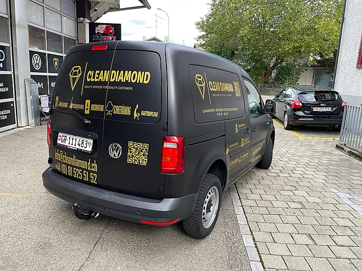 VW Caddy (Firmenfahrzeug), Folierung + Beschriftung, Bild 7