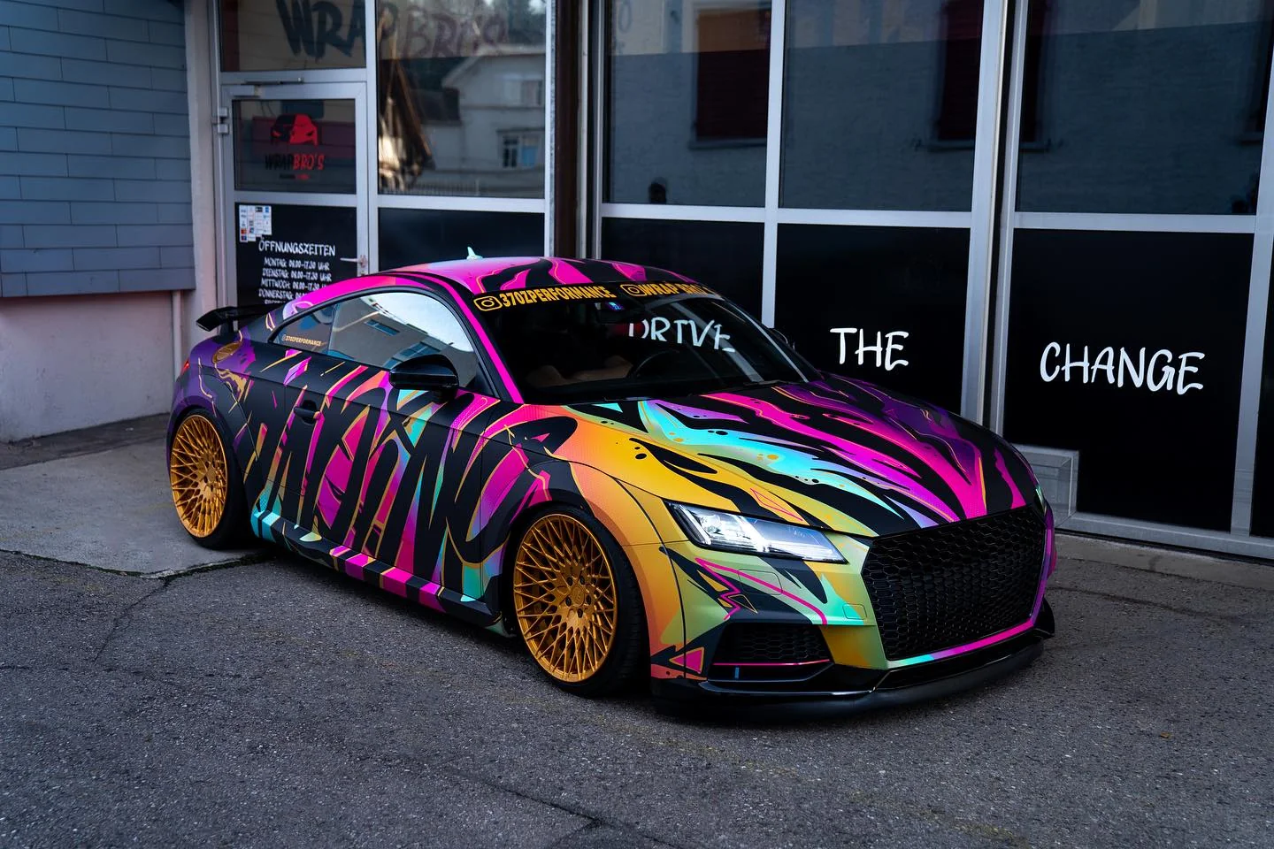 Audi TT RS, Digitaldruckfolierung
