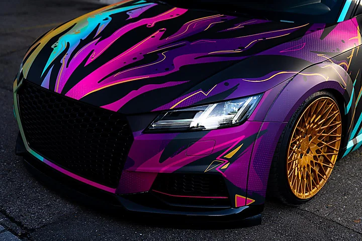 Audi TT RS, Digitaldruckfolierung, Bild 2