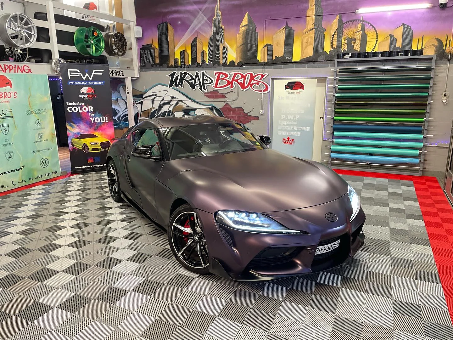 Toyota Supra MK5, Folierung