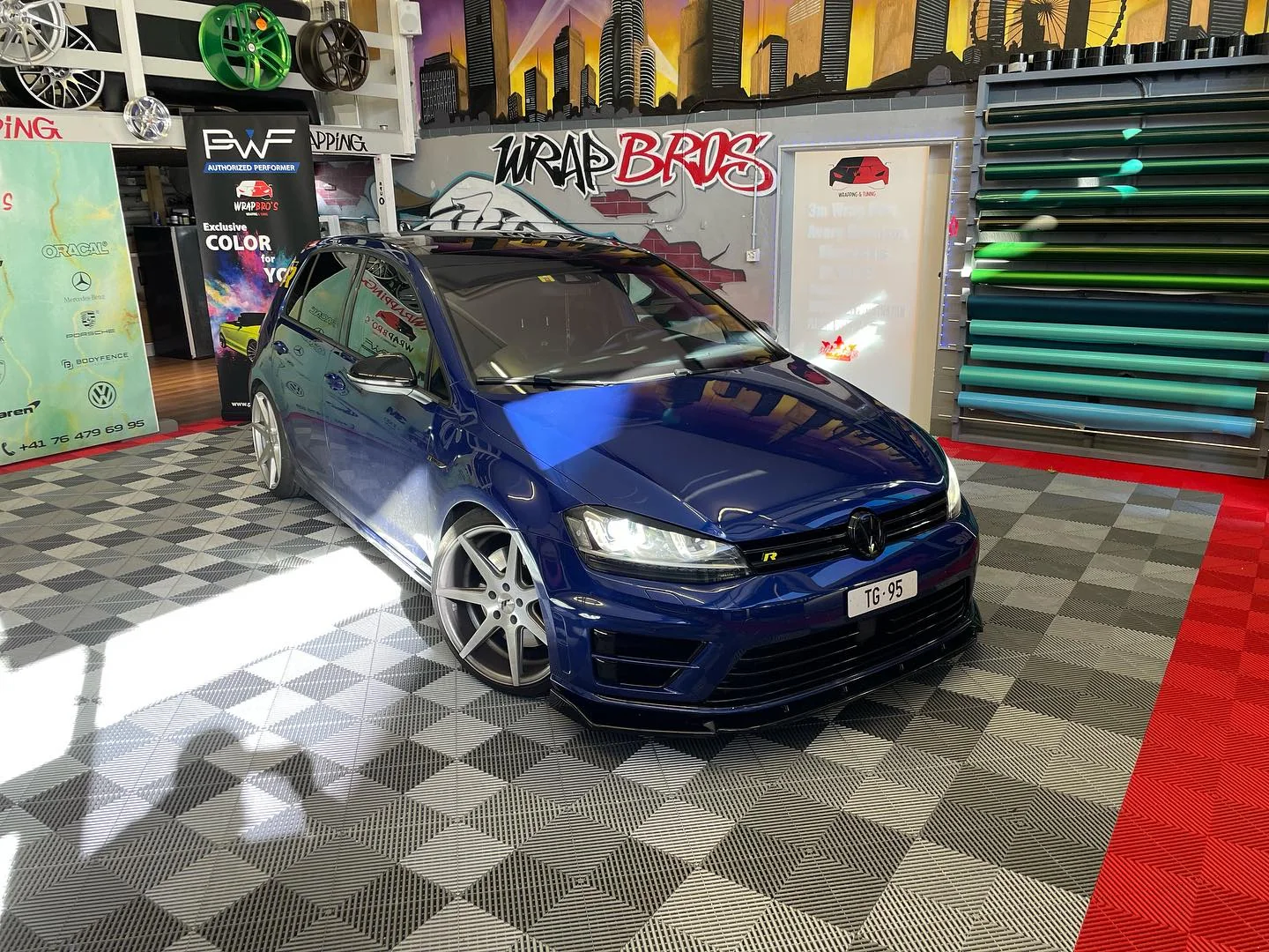 VW Golf 7 R, Folierung