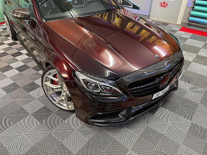 Mercedes-AMG C63 S, Folierung + Interieur + Räder, Bild 1