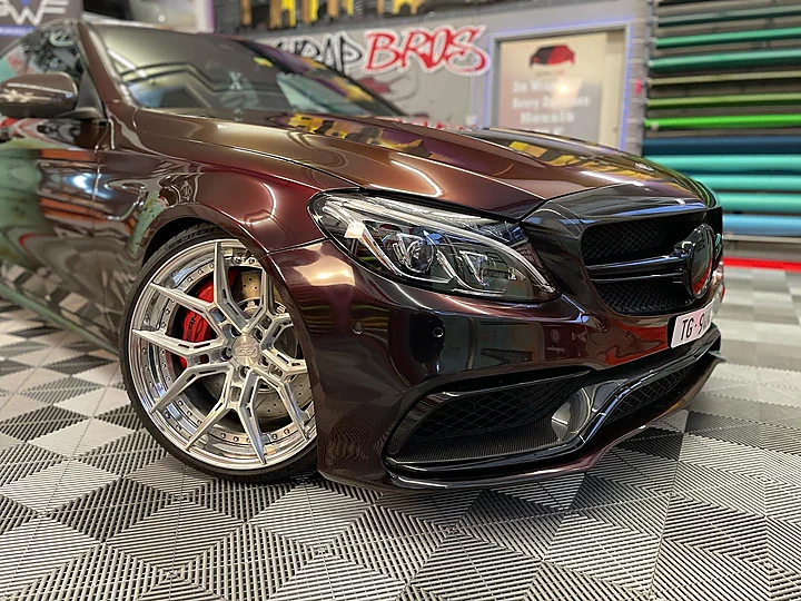 Mercedes-AMG C63 S, Folierung + Interieur + Räder, Bild 2