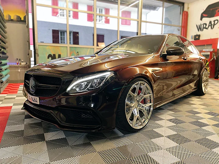 Mercedes-AMG C63 S, Folierung + Interieur + Räder, Bild 4
