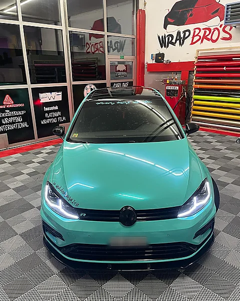 VW Golf MK7.5 R, Folierung von WrapBro's