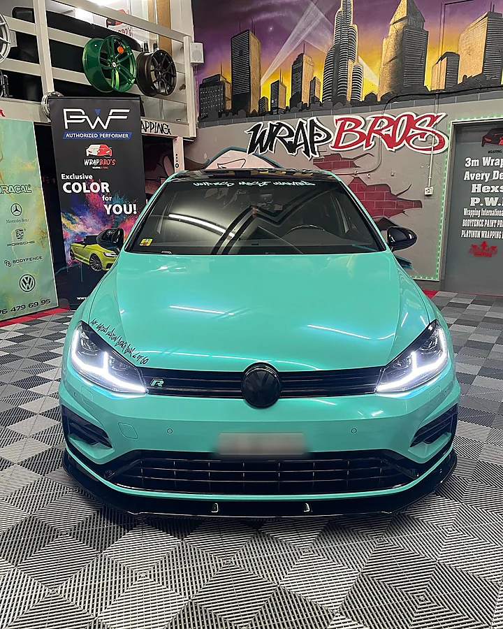 VW Golf MK7.5 R, Folierung, Bild 1