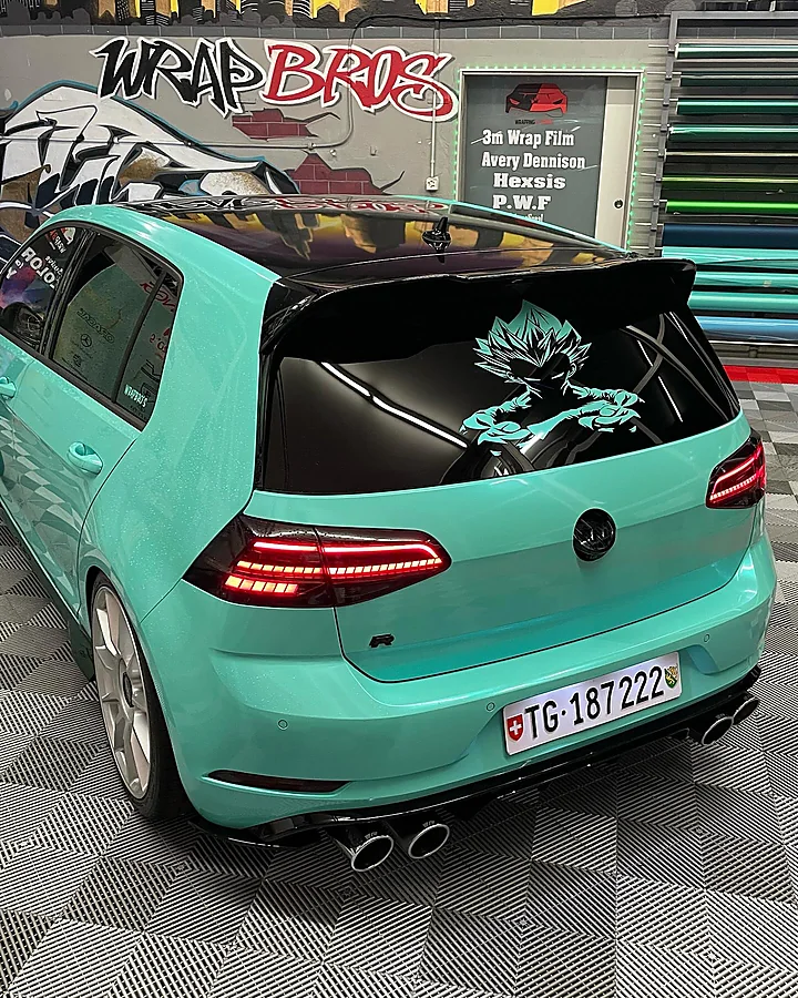 VW Golf MK7.5 R, Folierung, Bild 2