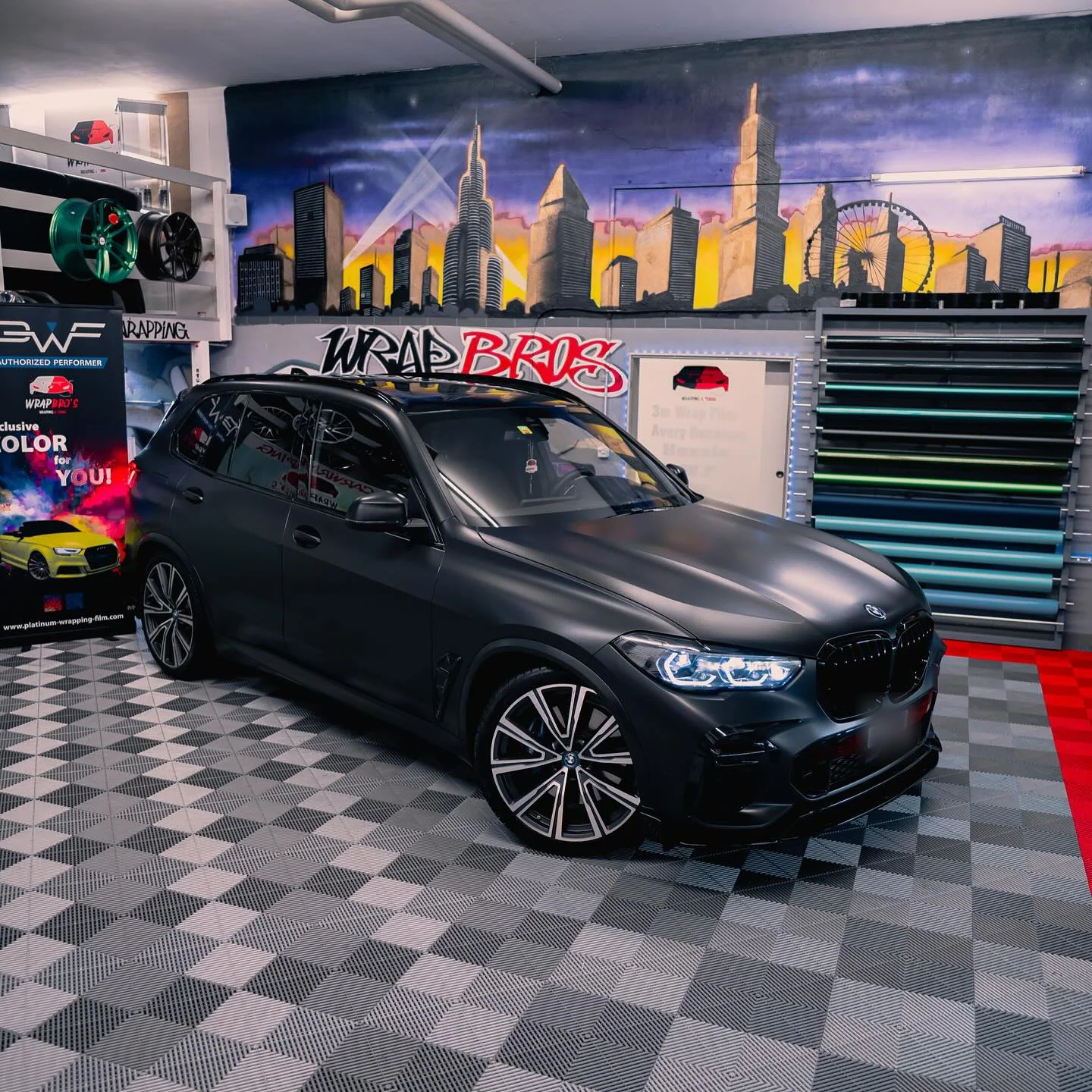 BMW X5, Folierung + Lackierung + Tönung + Bodykit