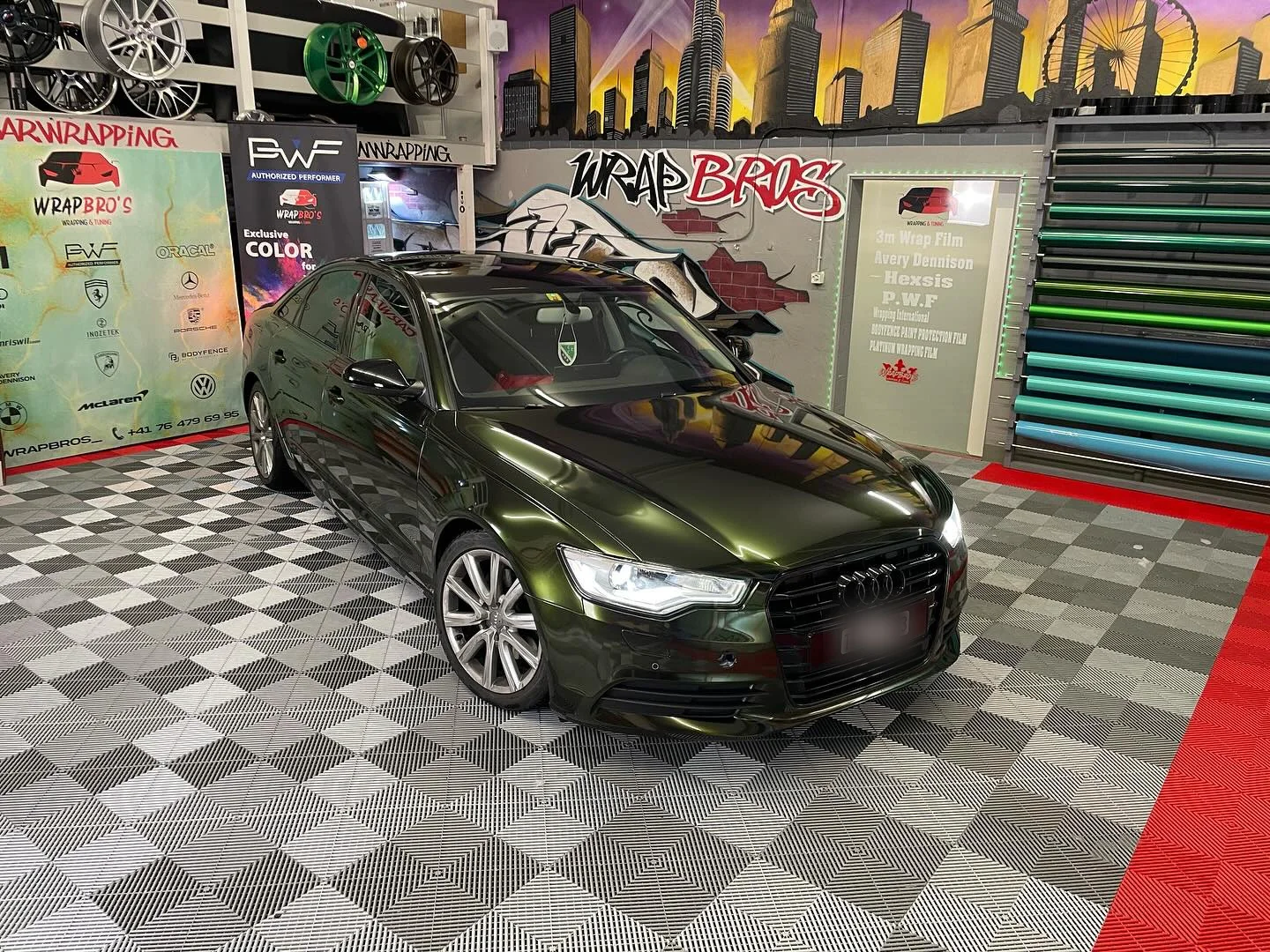 Audi A6, Folierung