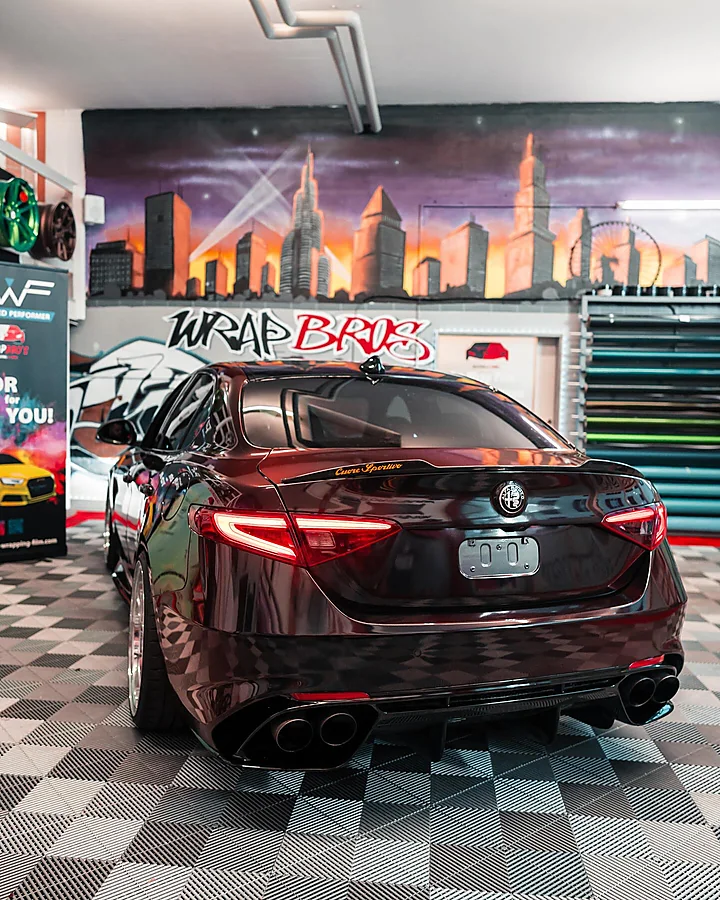 Alfa Romeo Giulia Quadrifoglio, Folierung, Bild 5