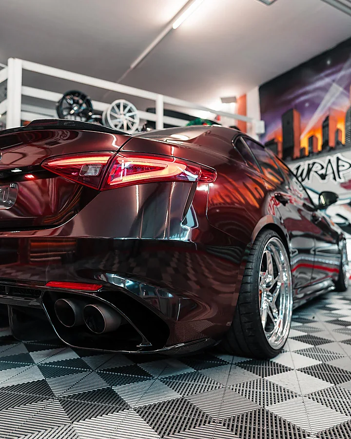 Alfa Romeo Giulia Quadrifoglio, Folierung, Bild 6