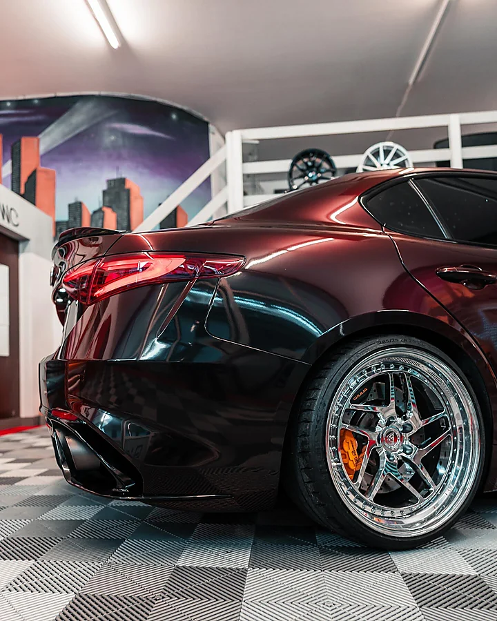 Alfa Romeo Giulia Quadrifoglio, Folierung, Bild 8